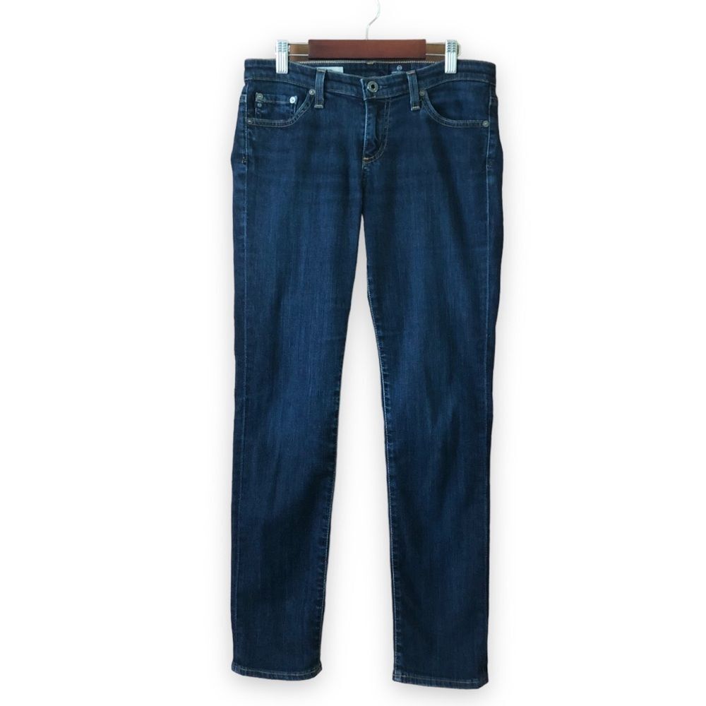 Ag Adriano Goldschmied The Stilt Cigarette Leg Jeans Dark Wash Size 28 AG-18364